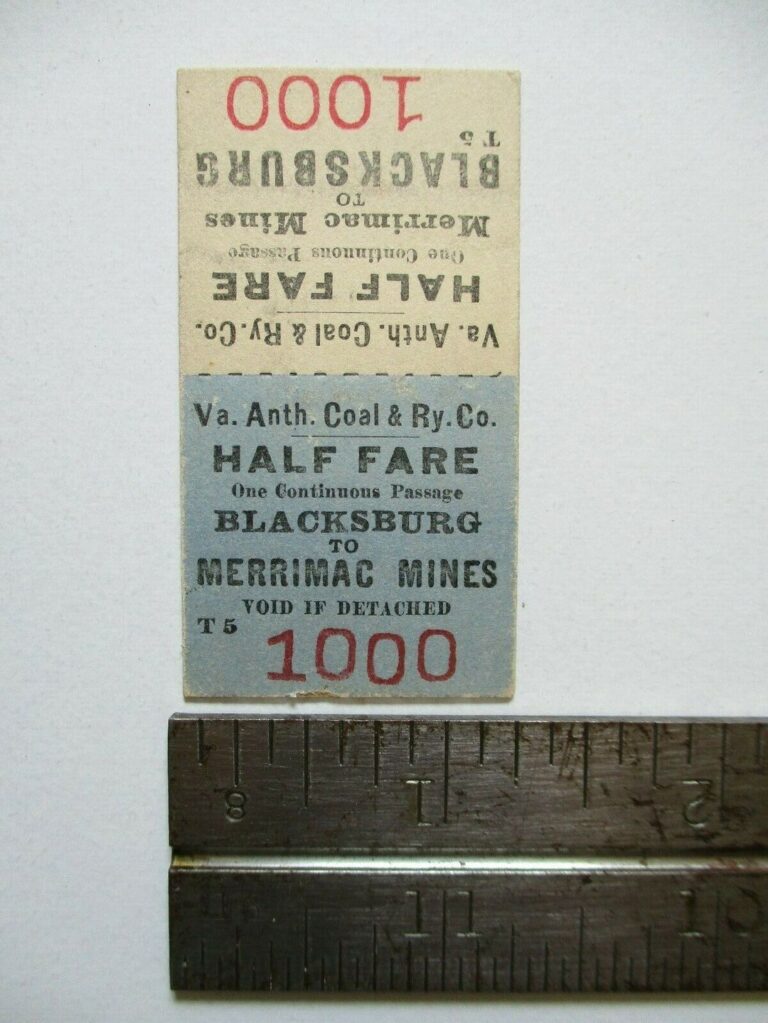 Merrimac Train Ticket